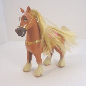 Maximus, Toy Horse from the Movie Tangled Kids Horse Brown Blonde Mane Bridle